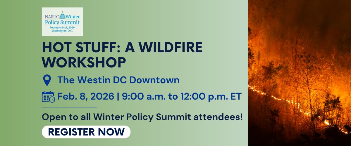 NARUC Winter Policy Summit: Hot Stuff: A Wildfire Workshop