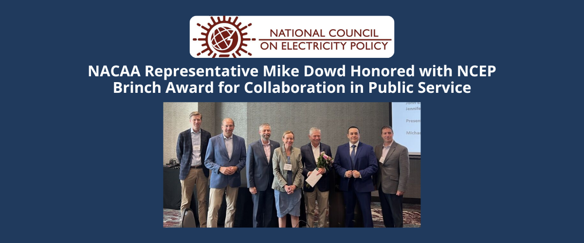 NACAA Representative Mike Dowd Honored with NCEP Brinch Award for Collaboration in Public Service